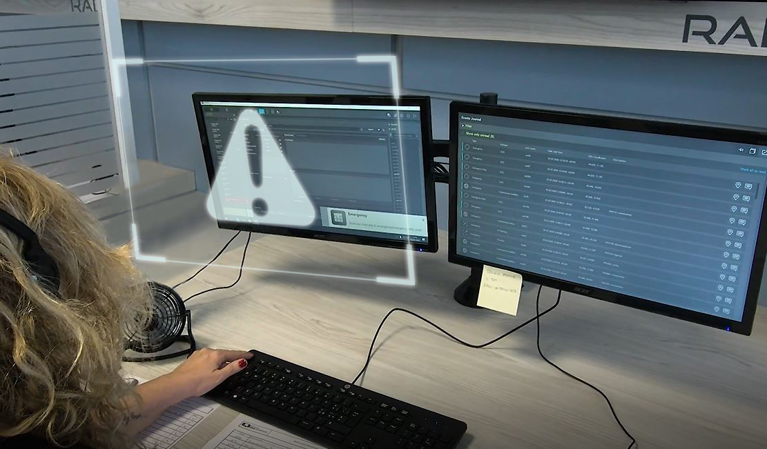 Remote Assistance - allarme